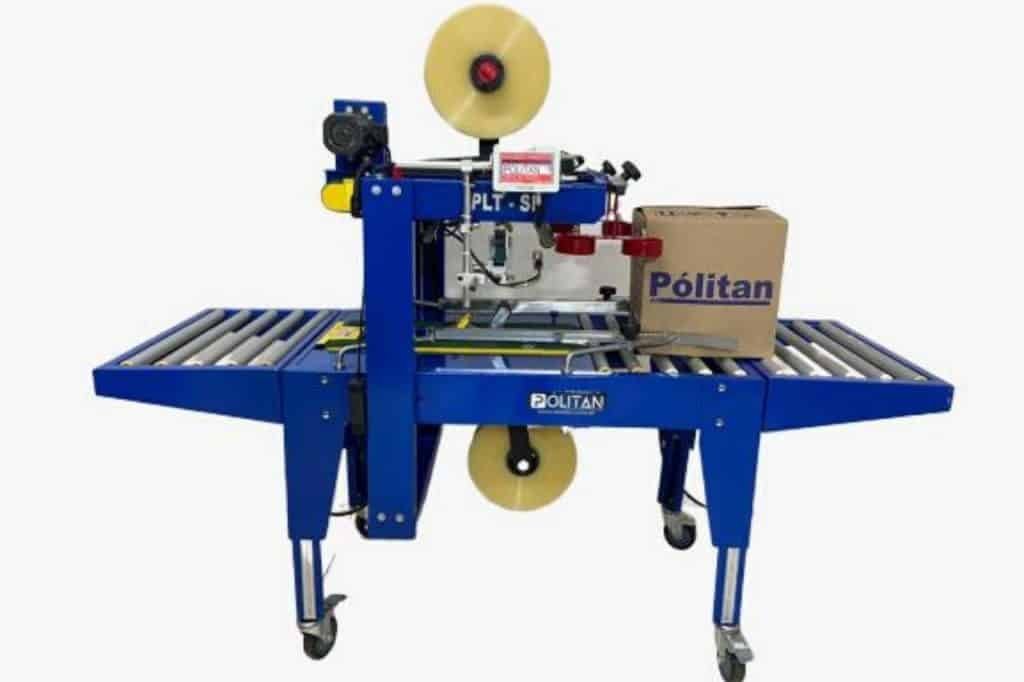 A seladora de caixa automatiza professos manuais de fechamento